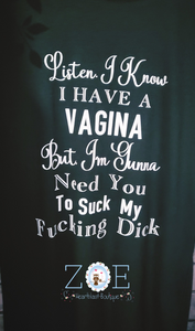 Ladies Large Suck My Dick Novelty Funny Short Sleeve Tshirt Top