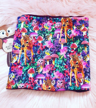 Load image into Gallery viewer, Purple Woodland Snood Scarf ~ Autumn Fall Autumnal Snuggle Wrap Cosy Soft Warm Pullover ~ Ready To Post