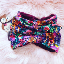 Load image into Gallery viewer, Purple Woodland Snood Scarf ~ Autumn Fall Autumnal Snuggle Wrap Cosy Soft Warm Pullover ~ Ready To Post