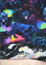 Load image into Gallery viewer, 8-9 Years Molecular Mashup Hoodie Dinosaurs Panther Big Cat Marble Paint Splatter Molecule Pattern Animal