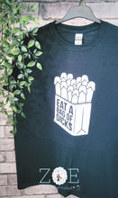 Load image into Gallery viewer, Large Mens Bag Of Dicks Novelty Dark Humour Dad Joke Gift Black Short Sleeve Top Tshirt