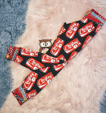 Load image into Gallery viewer, 6-7 Years Christmas Can Santa Cola Slim Fit Leggings Polka Dot Seasonal Bottoms