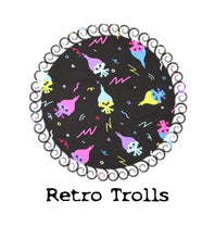 Load image into Gallery viewer, Retro Trolls ~ Stretch Fabric