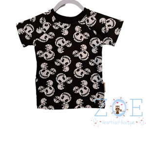 12-18 Months Skele Mouse Short Sleeve Tshirt