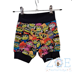 Alien Mayhem Knee Shorts