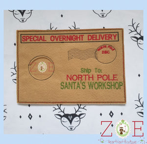 Elf On The Shelf Mail Envelope Return Letter ~ Ready To Post