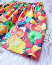 Load image into Gallery viewer, Tutti Fruity Skirt ~ Elasticated Waist Summer Fruit Strawberry Apple Orange ~ Ready To Post
