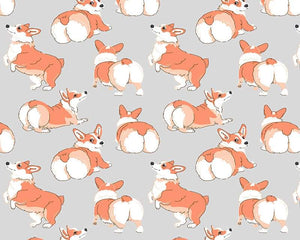 Corgi Butts ~ Stretch Fabric