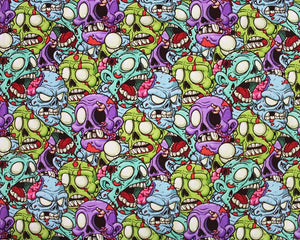 Zombies ~ Stretch Fabric