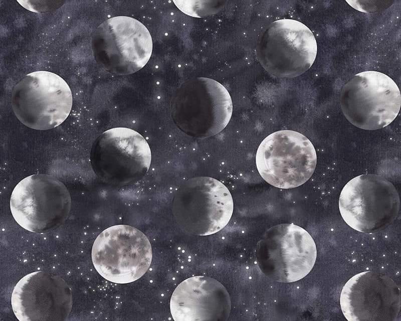 Moons ~ Stretch Fabric