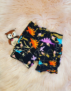 EXCLUSIVE Black & Gold Marble Dinosaur Ice Cream Shorties Shorts Summer