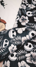 Load image into Gallery viewer, 7-8 Years Whats This Nightmare Leggings &amp; T-Shirt Short Sleeve Top Soft Skeleton Skellington
