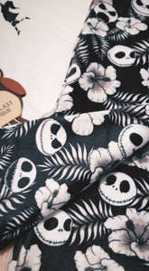 7-8 Years Whats This Nightmare Leggings & T-Shirt Short Sleeve Top Soft Skeleton Skellington