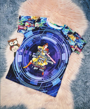 Load image into Gallery viewer, 8-9 Years ONE OFF The Force Is Strong With This Princess Leggings and Top Set Tshirt Short Sleeve Cuff Bottoms
