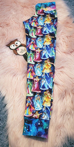 8-9 Years ONE OFF The Force Is Strong With This Princess Leggings and Top Set Tshirt Short Sleeve Cuff Bottoms