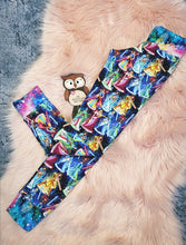 Load image into Gallery viewer, 8-9 Years ONE OFF The Force Is Strong With This Princess Leggings and Top Set Tshirt Short Sleeve Cuff Bottoms
