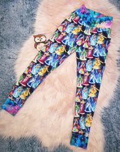 Load image into Gallery viewer, 8-9 Years ONE OFF The Force Is Strong With This Princess Leggings and Top Set Tshirt Short Sleeve Cuff Bottoms
