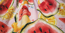 Load image into Gallery viewer, 2-3 Years Watermelon Sunrise Sleeveless Ivy Dress Tank Skater Gathered Skirt Rainbows &amp; Sunshine

