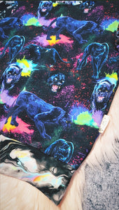 8-9 Years Molecular Mashup Hoodie Dinosaurs Panther Big Cat Marble Paint Splatter Molecule Pattern Animal
