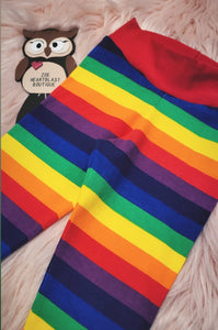 2-3 Years Diversity Leggings Rainbow Stripe Repeat Multicolour
