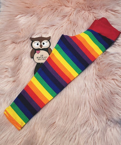 2-3 Years Diversity Leggings Rainbow Stripe Repeat Multicolour