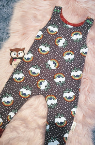 12-18 Months Ello Pudding Christmas Pud Romper Onesie All In One Rainbow Baby
