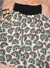 Load image into Gallery viewer, 11-12 Years High Waist Tartan Rainbow Lilah Twirly Skirt Leopard Print
