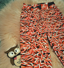 Load image into Gallery viewer, 9-10 Years Candy Cane Leggings Cola Waistband Slim Leg
