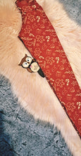 Load image into Gallery viewer, 10-11 Years Gingerbread Leggings Christmas Festivities Xmas Candy Cane Red Beige
