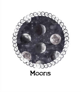 Moons ~ Stretch Fabric