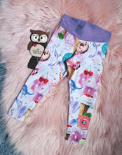 Load image into Gallery viewer, 12-18 Months Ice Cream Flamingo Leggings Summer Sweet Treats
