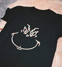 Load image into Gallery viewer, 7-8 Years Christmas Thief Face Printed T-shirt Short Sleeve Top
