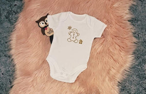 0-3 Months Gingerbread Outfit Set Harems Bottoms
