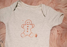 Load image into Gallery viewer, 3-6 Months Gingerbread Outfit Set Onesie Harems pants Bottoms
